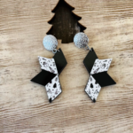 Brincos Pretos Brancos Natal