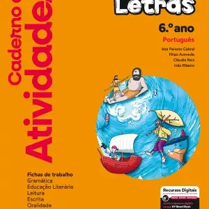 Caderno de Atividades Hora de estudar Hora das Letras Português - 6º Ano