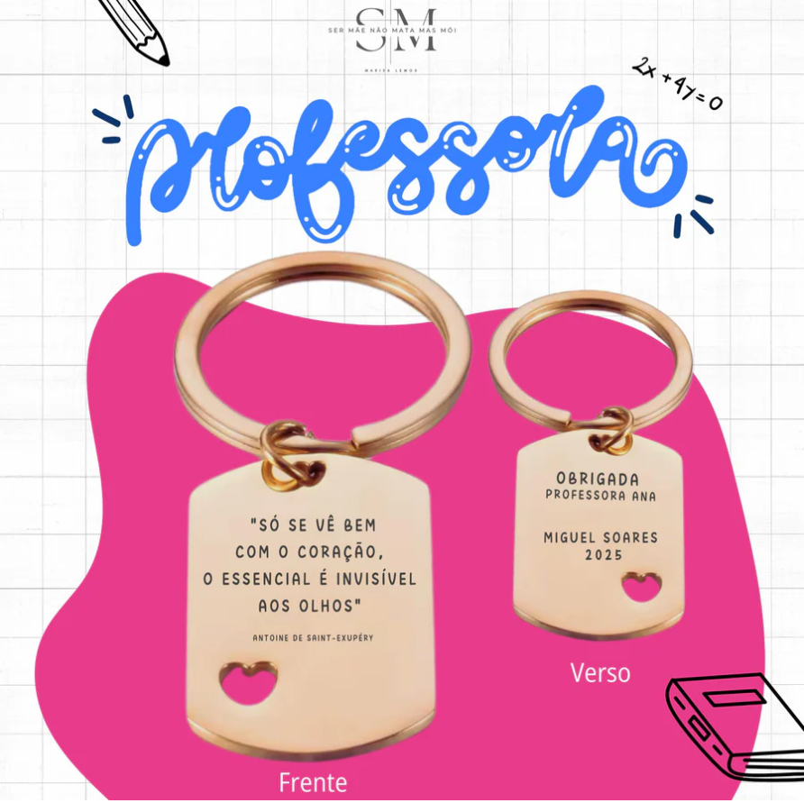 Porta Chaves Professor Educador